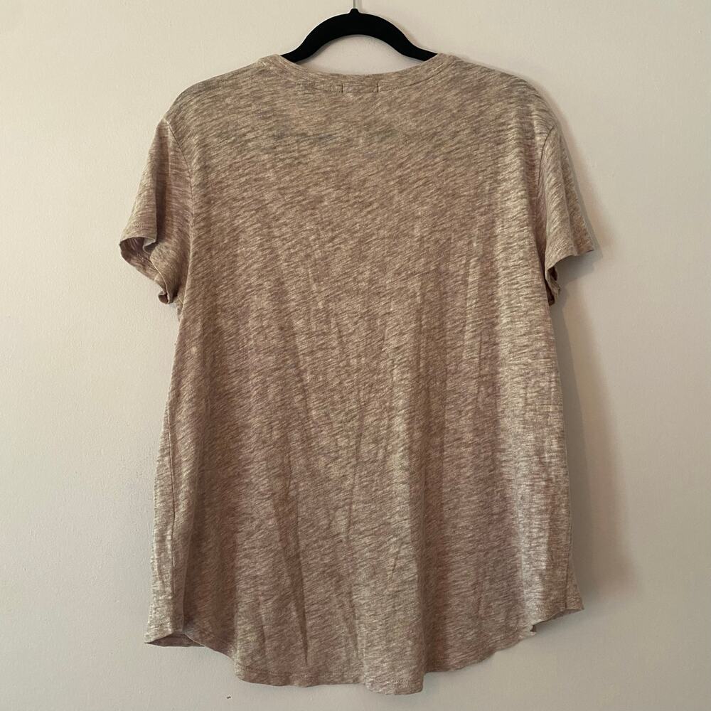 ATM Pink Purple Oversized Crewneck T-Shirt Cotton Blend Women's size XS / Small - Picture 5 of 8